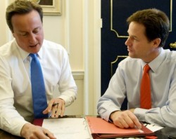 david cameron and nick clegg